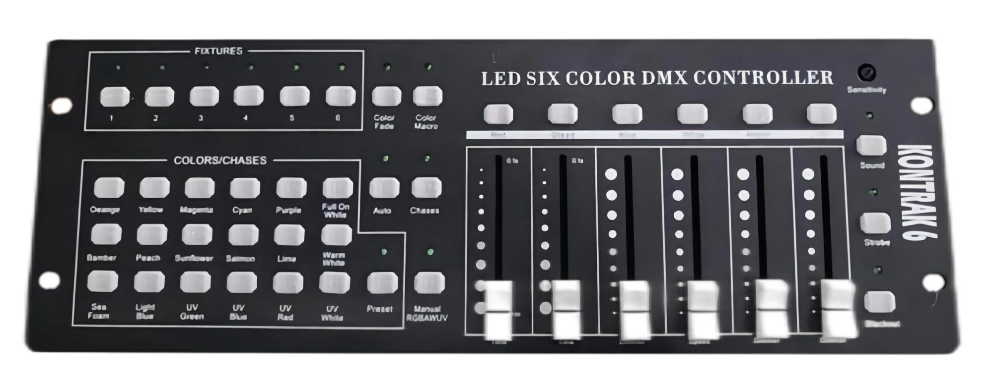 6color LED DMX Controller
