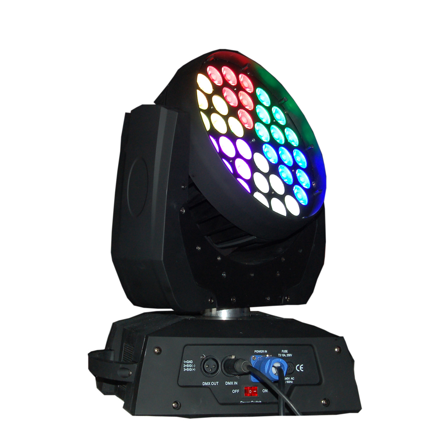 LED MOVING HEAD WITH ZOOM 6 SECTION